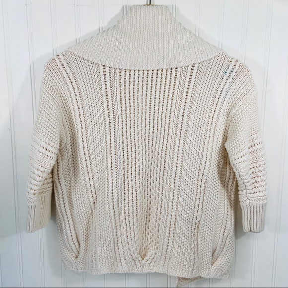 MICHAEL KORS Linen Blend Cardigan Small - Picture 8 of 9